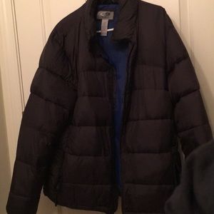 Black Champion Puffer Jacket